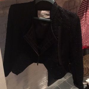 Rachel Roy black cropped jacket